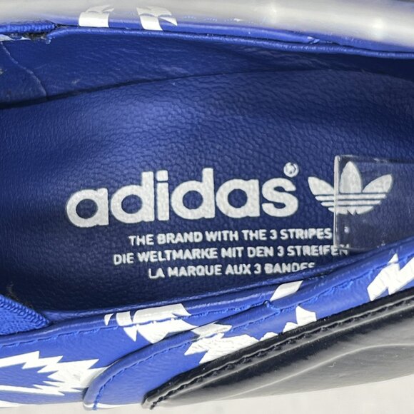 Adidas Torsion Heel Ankle Booties Iconic Blue White ZX 8000 Pattern Size 7 - NWT - Picture 8 of 8